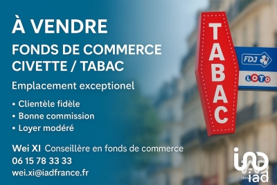 Commerce à vendre à PARIS 15EME Javel 1  - 18 m² 