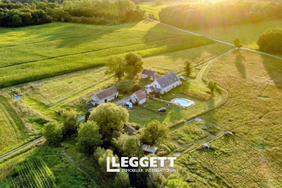 Maison &agrave; vendre &agrave; COURCELLES DE TOURAINE  - 9 pi&egrave;ces - 209 m&sup2; 