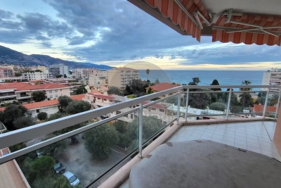 Appartement à vendre 2 pieces calme terrasse vue mer 