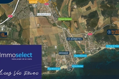 Appartement &agrave; vendre vu mer bormes les mimosas 