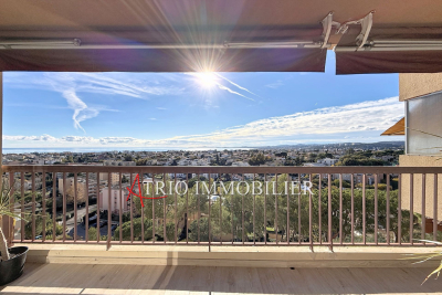 Appartement &agrave; vendre vue panoramique cagnes sur mer 