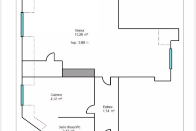 Appartement &agrave; vendre &agrave; NEUILLY SUR SEINE Carnot Gambetta 1 - 2 pi&egrave;ces - 24 m&sup2; 