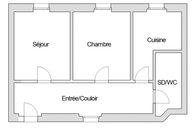 Appartement à vendre à NICE Abbaye de Roseland - 2 pièces - 31 m² 