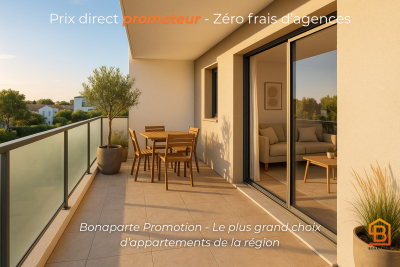 Appartement &agrave; vendre &agrave; MARSILLARGUES Cazouls-d'Hérault - 2 pi&egrave;ces - 41 m&sup2; 