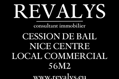 Commerce &agrave; vendre &agrave; NICE   - 56 m&sup2; 