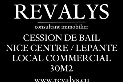 Commerce &agrave; vendre &agrave; NICE   - 30 m&sup2; 