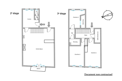 Appartement &agrave; vendre &agrave; PARIS 17EME Saint-Germain l'Auxerrois 1 - 4 pi&egrave;ces - 127 m&sup2; 