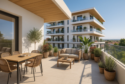 Appartement &agrave; vendre &agrave; MONTPELLIER  - 3 pi&egrave;ces - 61 m&sup2; 