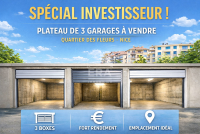 Parking/Garage for sale in NICE  - 3 rooms - 40 m&sup2; 