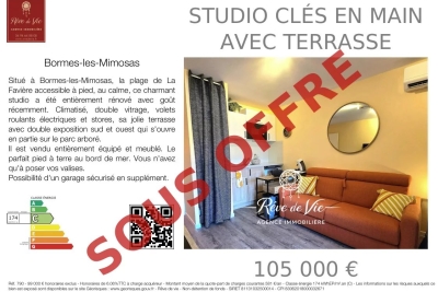 Appartement &agrave; vendre plein pied terrasse sud 