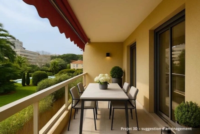 Appartement &agrave; vendre &agrave; NICE Plateaux Fleuris - 2 pi&egrave;ces - 49 m&sup2; 