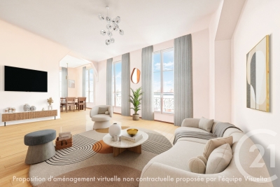 Appartement &agrave; vendre &agrave; PARIS 16EME  - 6 pi&egrave;ces - 102 m&sup2; 