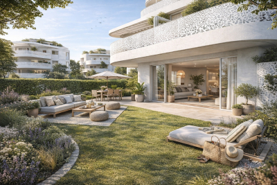 Appartement à vendre rez de jardin marseille