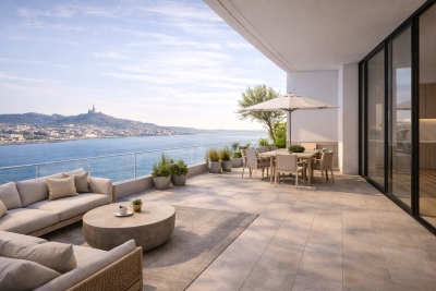 Appartement &agrave; vendre &agrave; Marseille 2Eme  - 2 pi&egrave;ces 56 m&sup2; 