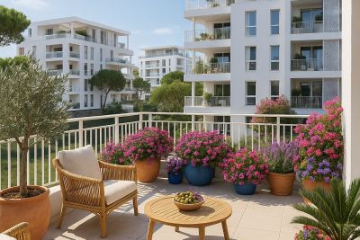 Appartement &agrave; vendre &agrave; MARSEILLE 15EME  - 3 pi&egrave;ces - 71 m&sup2; 