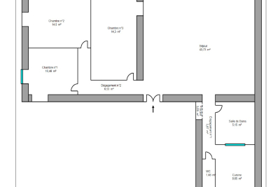 Commercial real estate for sale in NICE  - 4 rooms - 109 m&sup2; 