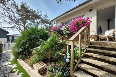 Maison &agrave; vendre jardin piscine atelier 