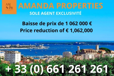 House for sale in CANNES  - 8 rooms - 270 m&sup2; 