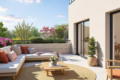 Appartement &agrave; vendre &agrave; AIX-EN-PROVENCE Vaufreges-Leon Lachamp - 3 pi&egrave;ces - 64 m&sup2; 