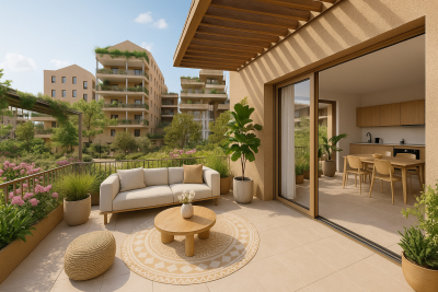 Appartement &agrave; vendre &agrave; MARSEILLE 15EME  - 4 pi&egrave;ces - 88 m&sup2; 