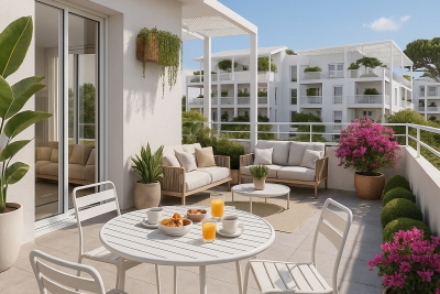 Appartement &agrave; vendre &agrave; MARSEILLE 15EME  - 2 pi&egrave;ces - 46 m&sup2; 