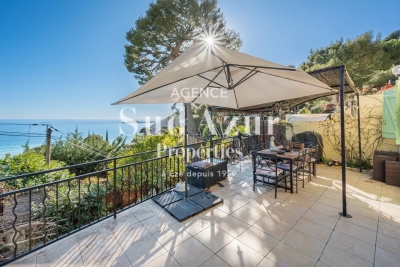 Maison &agrave; vendre bord de mer terrasse plein pied alpes maritimes 