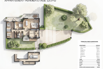 Appartement &agrave; vendre &agrave; ST-RAPHAËL  - 4 pi&egrave;ces - 118 m&sup2; 