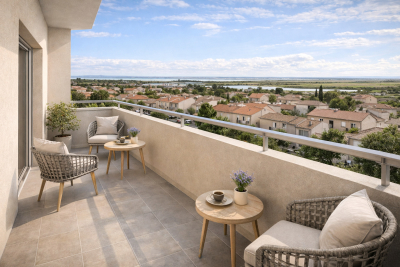 Appartement &agrave; vendre &agrave; PORT-ST-LOUIS-DU-RHÔNE  - 3 pi&egrave;ces - 70 m&sup2; 