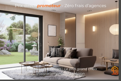 Maison &agrave; vendre appartement neuf avec jardin montpellier 