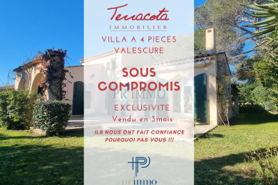 Maison &agrave; vendre &agrave; ST-RAPHAËL  - 4 pi&egrave;ces - 102 m&sup2; 