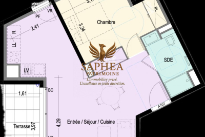 Appartement &agrave; vendre &agrave; FRÉJUS  - 2 pi&egrave;ces - 49 m&sup2; 