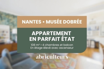 Appartement &agrave; vendre &agrave; NANTES  - 5 pi&egrave;ces - 107 m&sup2; 