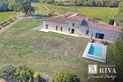 Maison &agrave; vendre &agrave; CADILLAC-SUR-GARONNE  - 6 pi&egrave;ces - 205 m&sup2; 