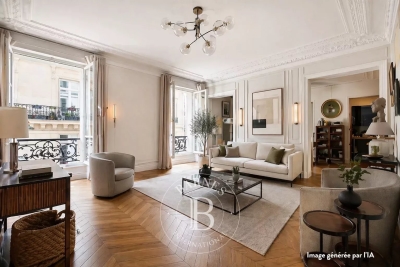 Appartement &agrave; vendre &agrave; PARIS 17EME Plaine Monceau - 5 pi&egrave;ces - 143 m&sup2; 