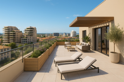 Appartement &agrave; vendre &agrave; MONTPELLIER  - 4 pi&egrave;ces - 88 m&sup2; 
