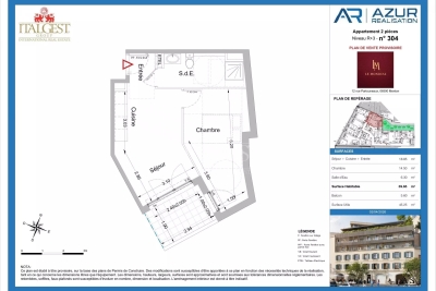 Appartement &agrave; vendre jardin vue mer menton 