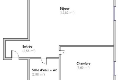 Appartement &agrave; vendre &agrave; LA TURBIE  - 2 pi&egrave;ces - 26 m&sup2; 