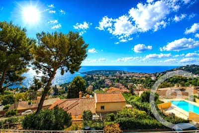 Maison &agrave; vendre jardin vue mer menton 