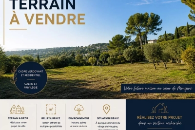 terrain &agrave; vendre &agrave; MOUGINS   - 3500 m&sup2; 