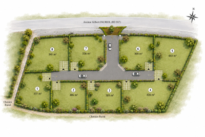 terrain &agrave; vendre &agrave; LAMBESC   - 300 m&sup2; 