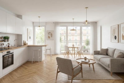 Appartement &agrave; vendre &agrave; DEAUVILLE  - 3 pi&egrave;ces - 58 m&sup2; 