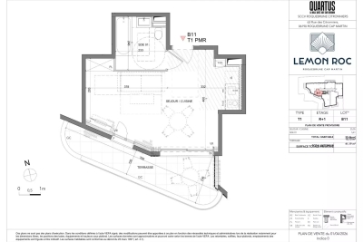 Appartement &agrave; vendre &agrave; ROQUEBRUNE-CAP-MARTIN  - 1 pi&egrave;ces - 30 m&sup2; 