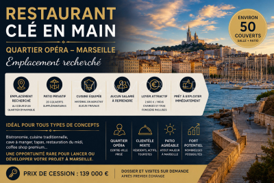 Commerce &agrave; vendre &agrave; MARSEILLE 1ER   - 70 m&sup2; 
