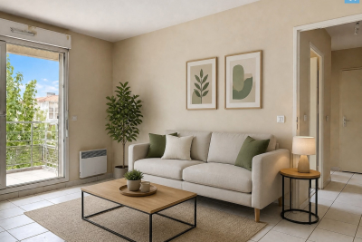 Appartement &agrave; vendre &agrave; AIX-EN-PROVENCE  - 2 pi&egrave;ces - 47 m&sup2; 