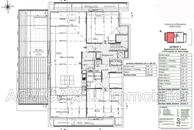 Appartement &agrave; vendre &agrave; Toulon  - 4 pi&egrave;ces 150 m&sup2; 