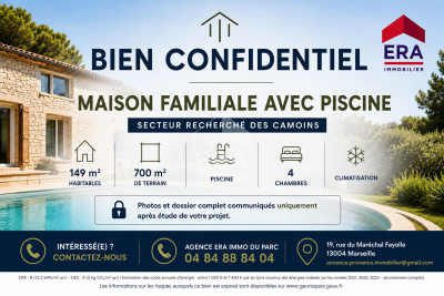 Maison &agrave; vendre &agrave; MARSEILLE 11EME  - 5 pi&egrave;ces - 150 m&sup2; 
