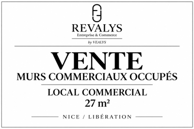 Commerce &agrave; vendre &agrave; NICE   - 25 m&sup2; 