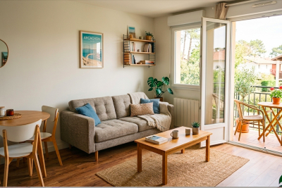Appartement &agrave; vendre &agrave; LA TESTE-DE-BUCH  - 2 pi&egrave;ces - 41 m&sup2; 