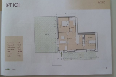 Appartement &agrave; vendre &agrave; SILLINGY  - 3 pi&egrave;ces - 56 m&sup2; 