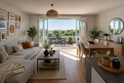 Appartement &agrave; vendre &agrave; GENNEVILLIERS Plateau 1 - 3 pi&egrave;ces - 68 m&sup2; 